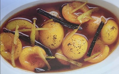 Abricots à la vanille et au citron