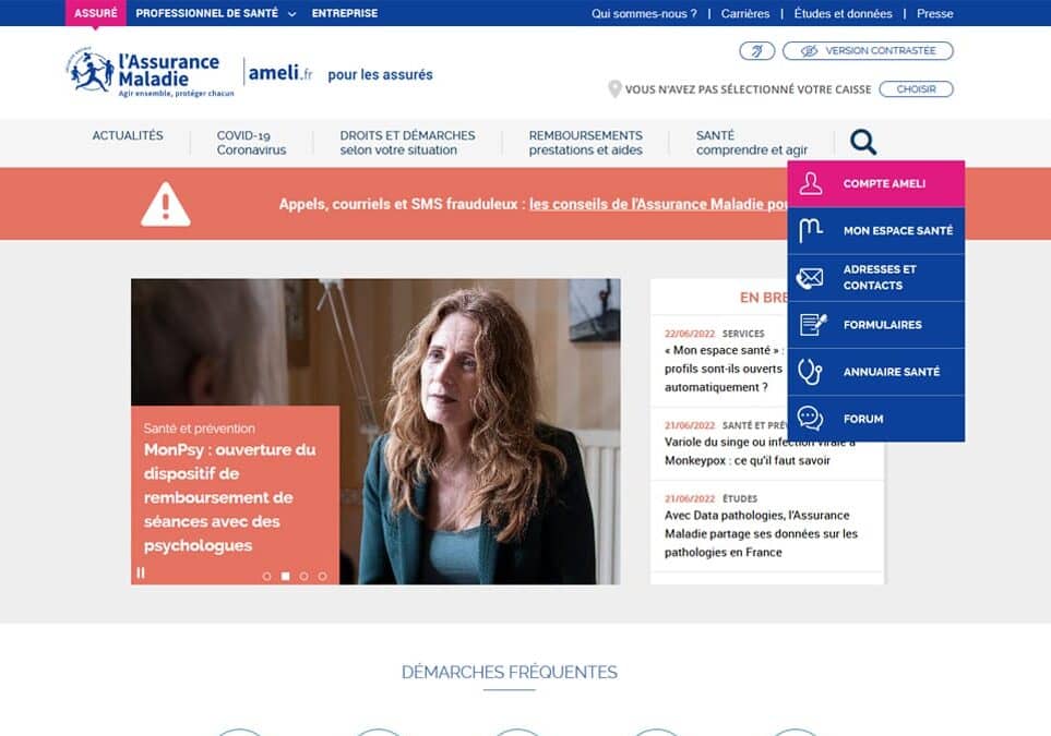 Nouveau piratage du site AMELI : Vos données médicales en vente sur le net !